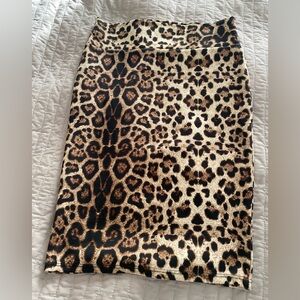 Sensational Collection Animal Print Skirt